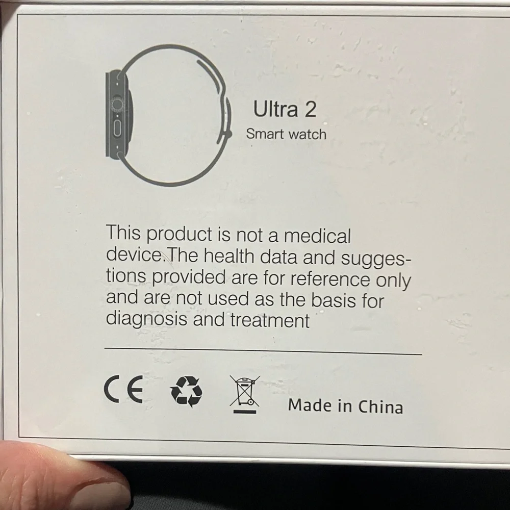 New in box- Orange Smartwatch with Interchangeable Bands